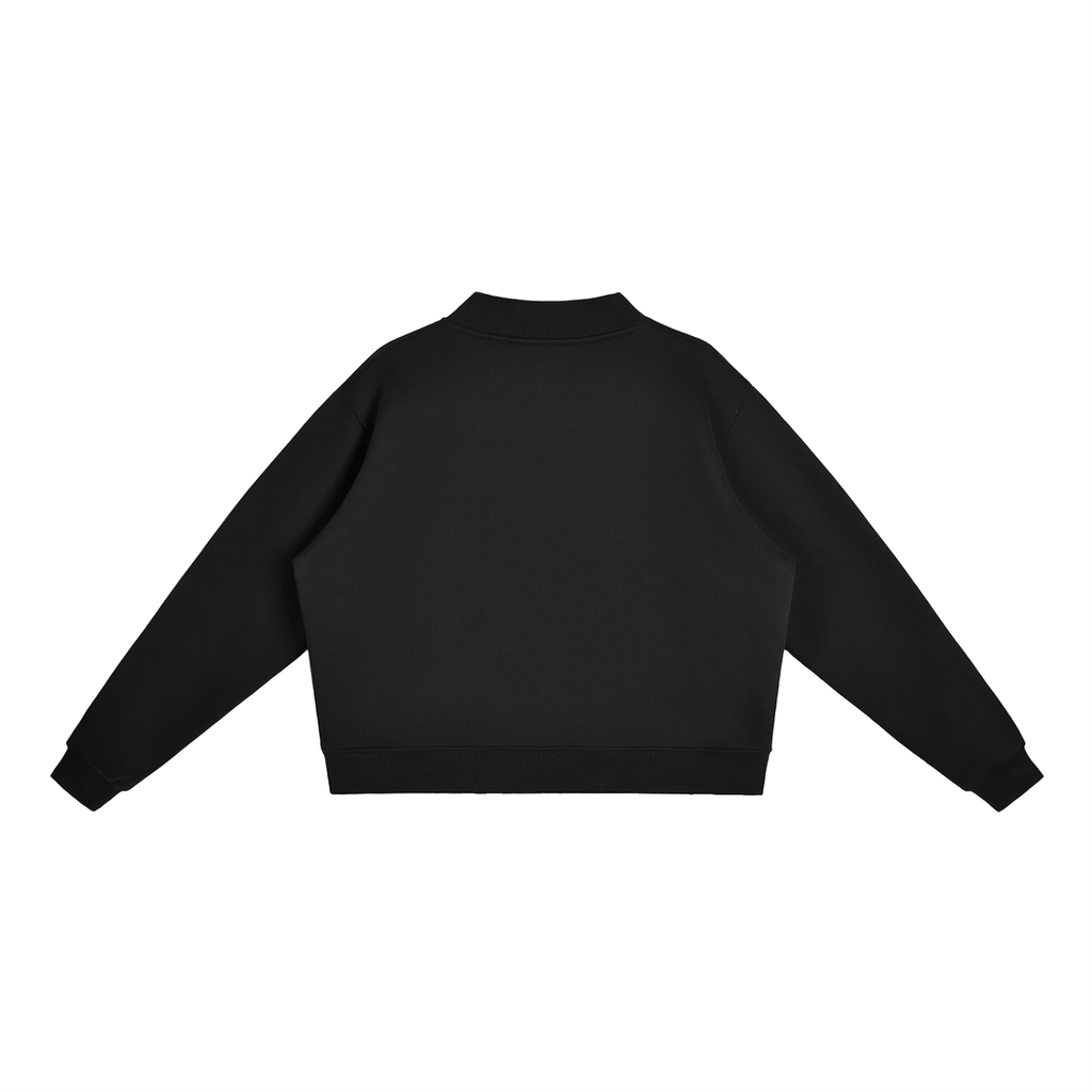 Think Diffrent Think Ye - Essential Fleece Mock-Neck Crew Sweatshirt
