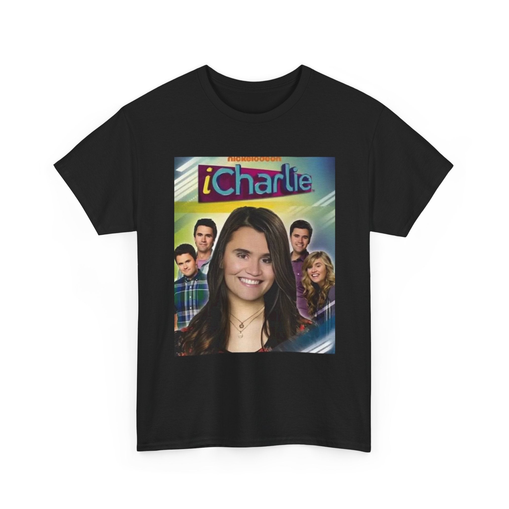 TV Cast Poster T‑Shirt — “iCharlie”