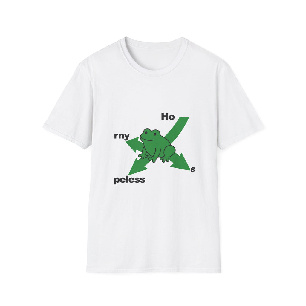 T‑Shirt — Funny Frog "Horny Ho my peless" Graphic Tee