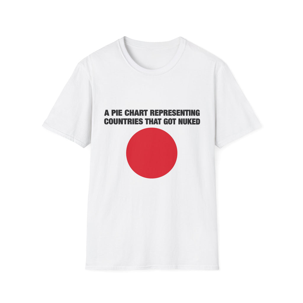 T-Shirt — “A Pie Chart Representing Countries That Got Nuked” Graphic Tee