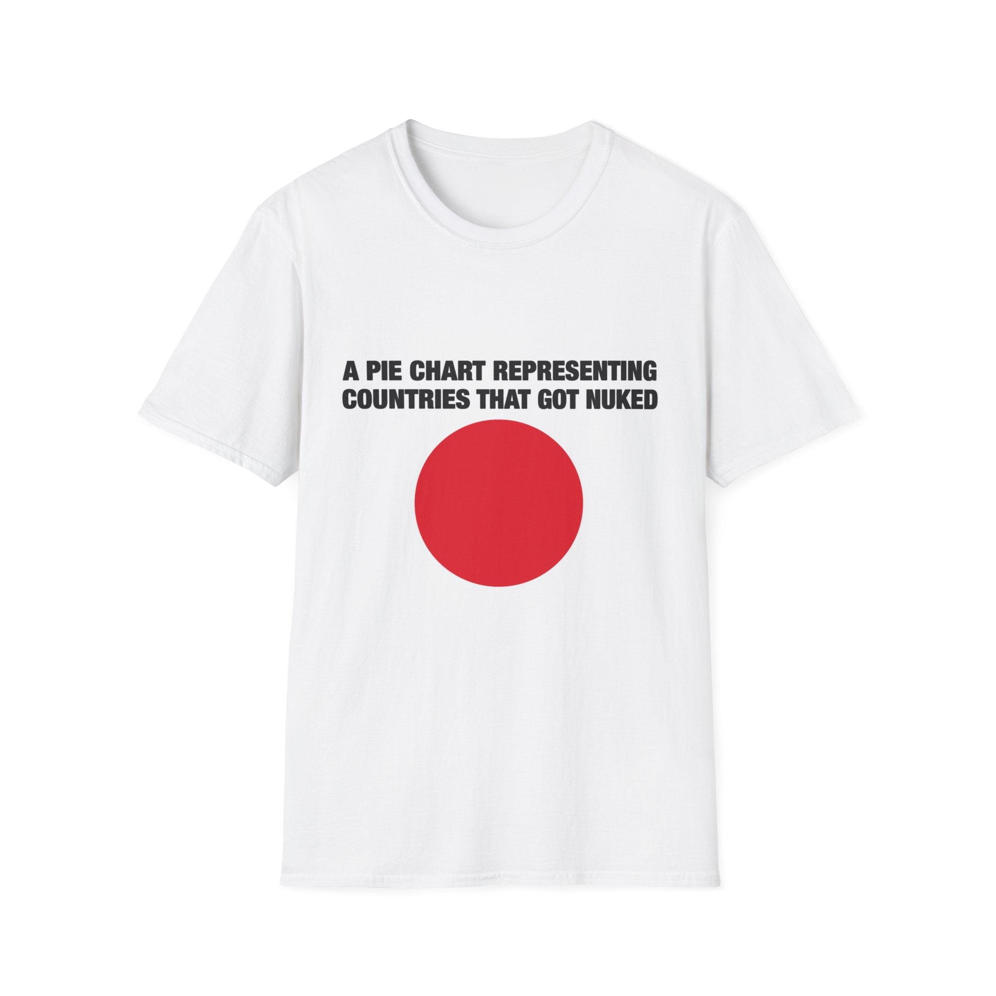 T-Shirt — “A Pie Chart Representing Countries That Got Nuked” Graphic Tee