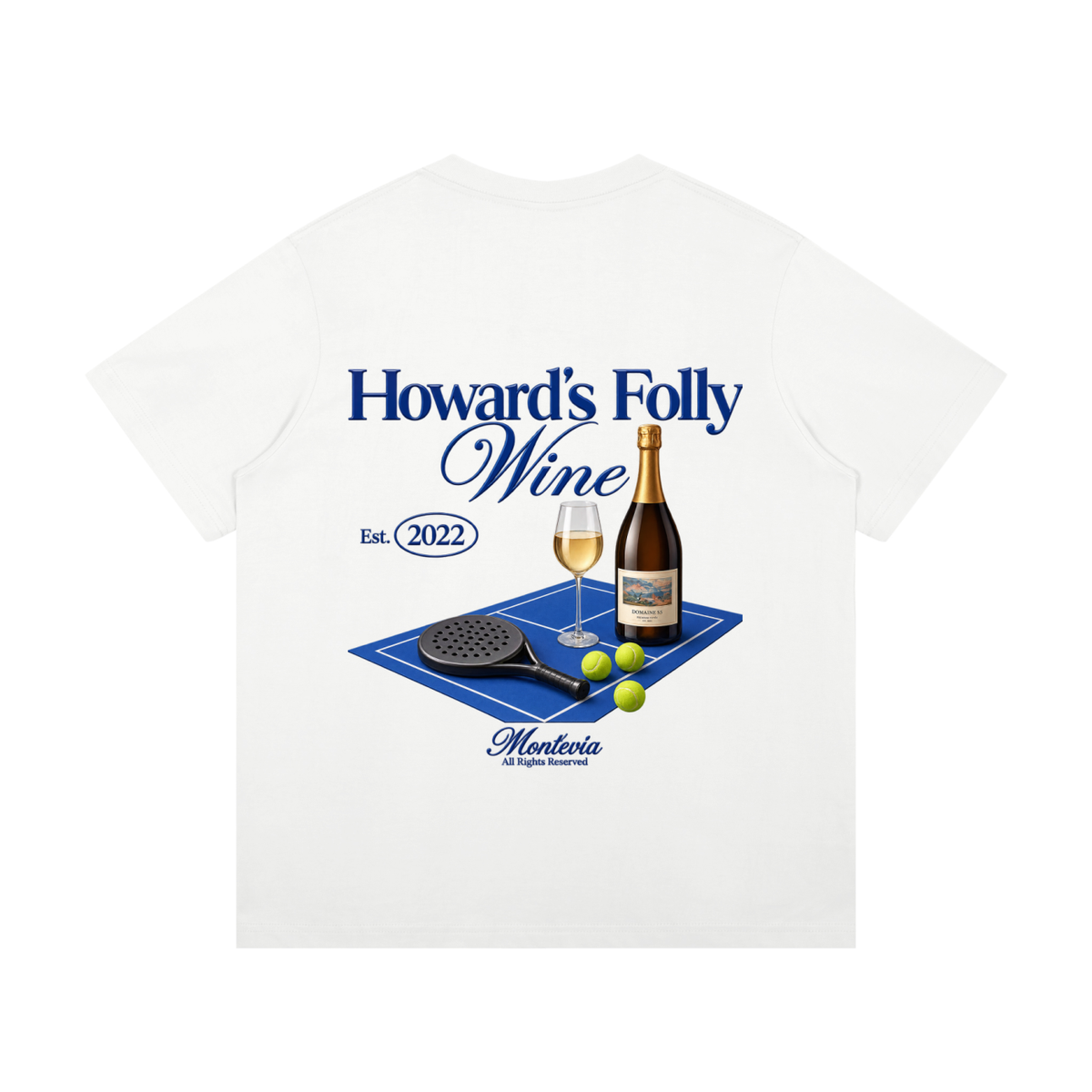 Howard's Folly Wine - Cropped Unisex Mid-Weight Cotton T-Shirt