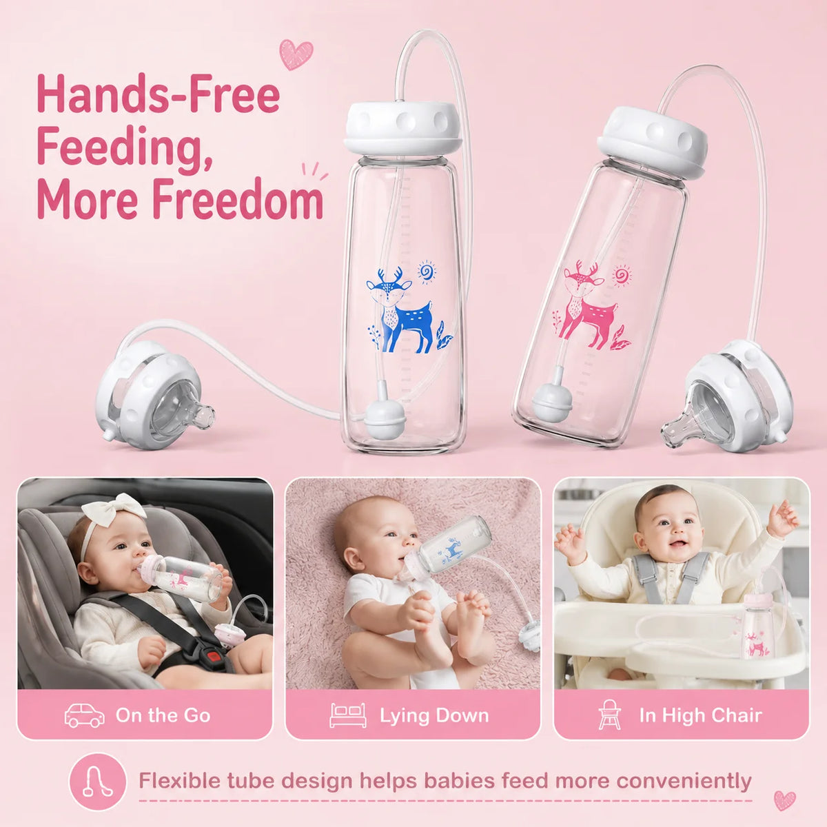 Hands-Free Toddler Bottle